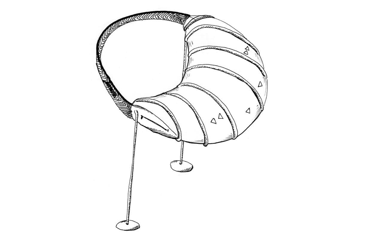 dessin au trait du bourrelet